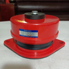 Damped spring shock absorber