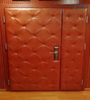 Fabric-Covered Sound Insulation Door