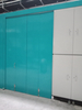 Folding sound-insulating door