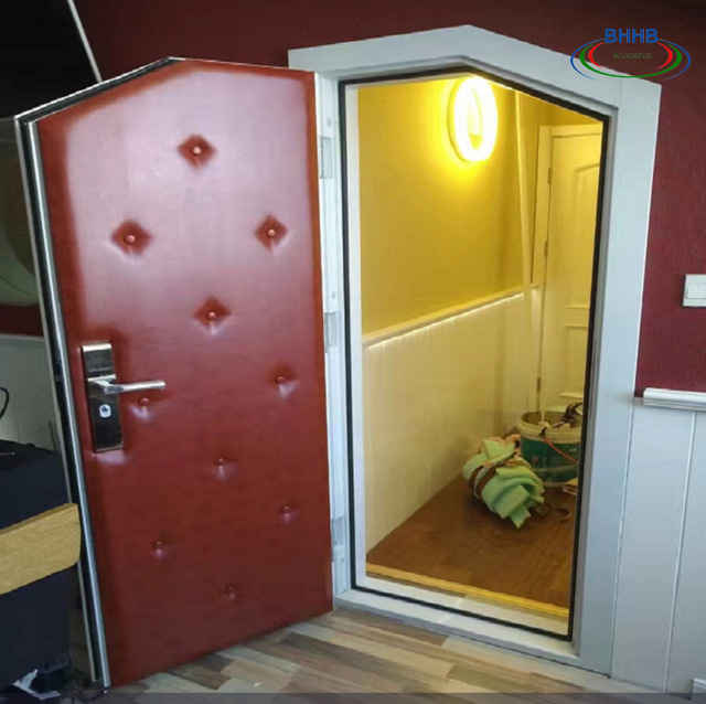 Fabric-Wrapped Soundproof Door