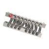Steel wire rope shock absorber