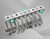 Steel wire rope shock absorber